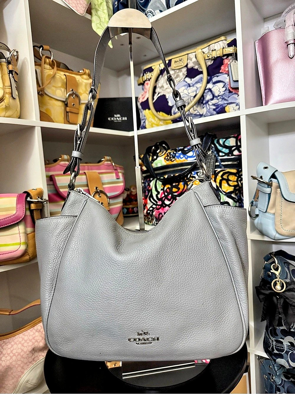 Coach Rori Gray Hobo Bag